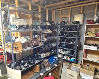 HUGH Lot of Antique and Vintage Phones