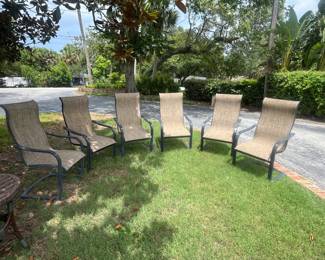 6 Outdoor Chairs -  2 are sold