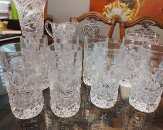 Hofbauer, "The Birds Collection"/Bavaria, 8 water glasses