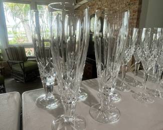 Lenox flutes, set of 5
