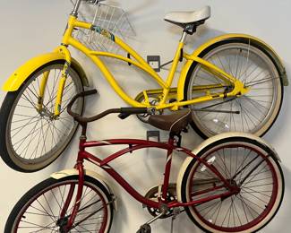 Beach Cruisers - yellow bike is sold