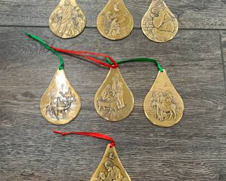  Solid Bronze Christmas Ornaments by Wendell August