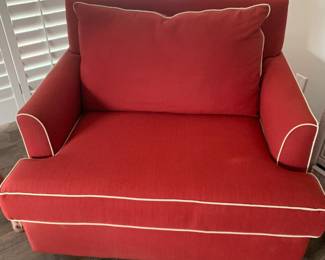 Leggett & Platt oversized chair converts to twin bed