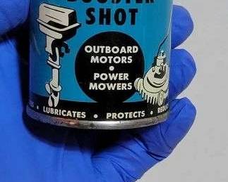 1 TWO Antique PYROIL BOOSTER SHOT UNOPENED CANS