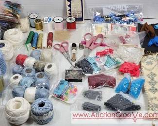 2 Sewing, Knitting, Crocheting Supplies