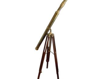Brass Telescope W Tripod