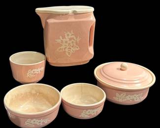 Pink Cameo Ware By Harker Pottery Co