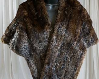 Musquash Fur Shawl From Binders Fur Shop, Malden, MA