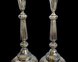 SilverPlate Sabbath Candlestick Set