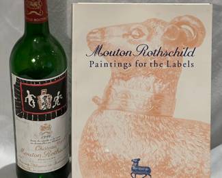 Wine Bottle Art Signed Bottle And Book About Winery And Artist