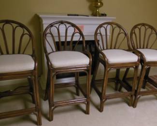4 bentwood bar stools