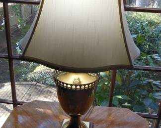 brass lamp