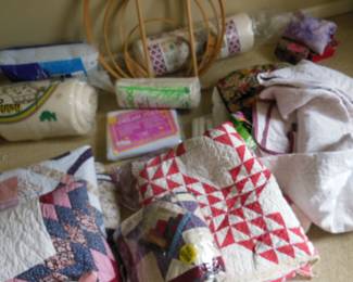 quilts and hoops