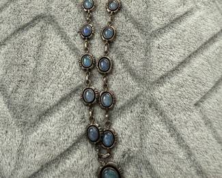 Native signed opal necklace
