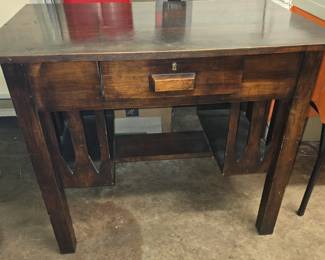 Mission Style Library Table