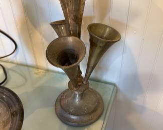 Silver plated epergne