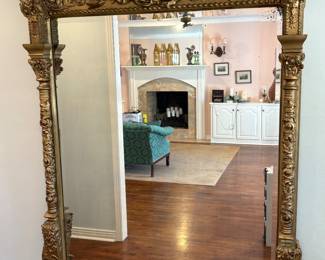 Huge Ornate 1800’s Mirror