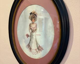 Bubble glass frame 