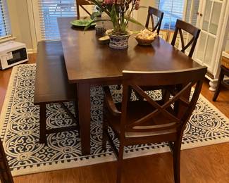 Great Dining Table with Bench Seating