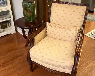 Pretty Chair with Dragonfly Fabric