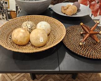 four large decor bowls