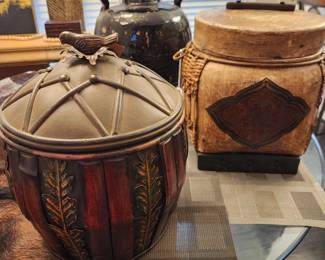 three art vessels vintage and contemporary