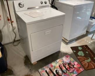 GAS DRYER   AND WASHER