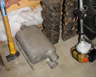 Chevrolet heads, mufflers,