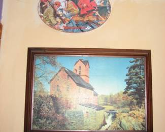 Winchester sign, lighted picture