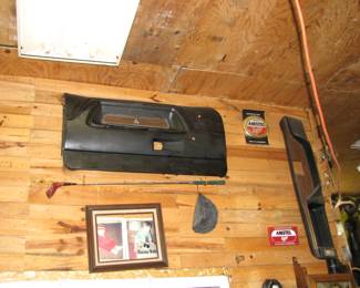 1970s Dodge Challenger door panel and center console