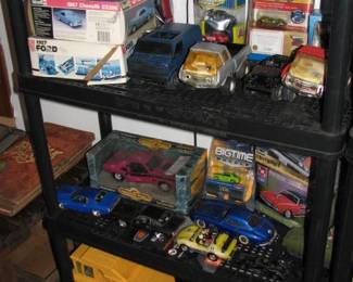 Models, die cast, tonkas and other cars