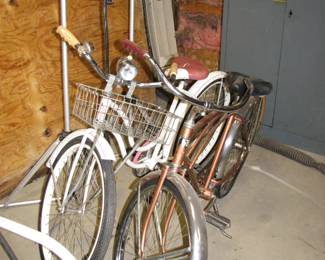 Nice girls vintage Schwinn bike and boys Roadmaster