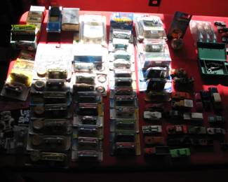 Not a good picture of Hot Wheel cars, there are actually several hundred more that are not pictured