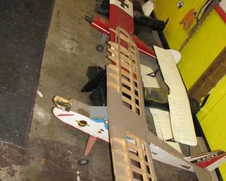 Lots of RC planes in varying condition