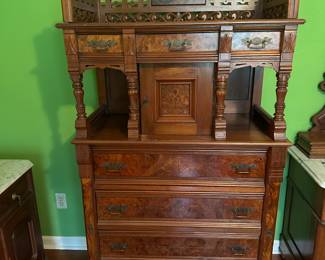 Eastlake hat box dresser
Very rare and hard to find