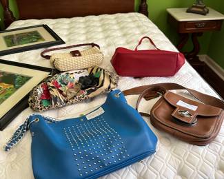 2 coach 1 Brighton and 2 shiff bags from qvc brand new