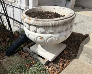 Pair of stone planters
