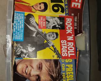 Vintage magazines from the 1950s to the 1970s