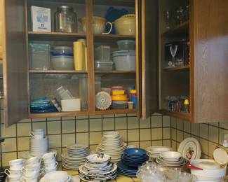 Dishes and more dishes! China too!