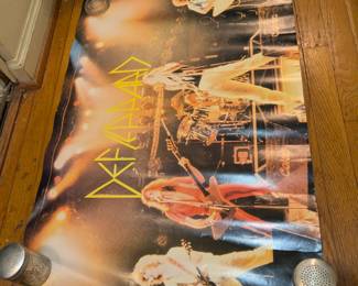 Vintage Def Leppard Poster