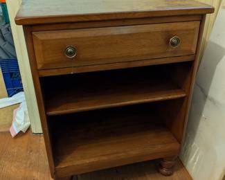 Knotty Walnut Nightstand