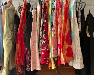 Lots of clothes with tags still on!