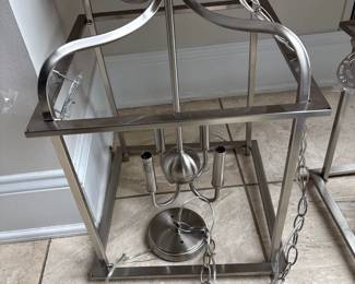 Modern Chrome Hanging Light