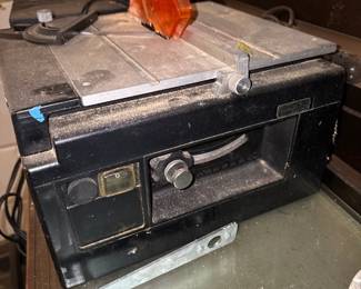 Microlux Mini Tilt Arbor Table Saw