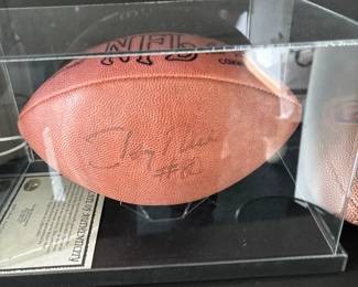 Jerry Rice Autographed Encased Football