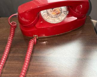Western Electric Red Princess Telephone