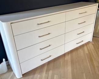 white 8 drawer dresser