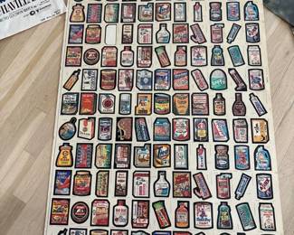 1979 Topps Wacky Packages uncut sheet