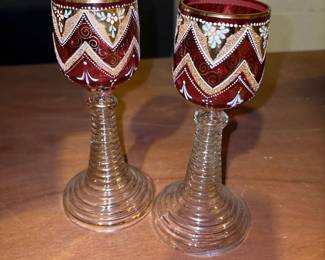 Moser Romer Cordial Glasses