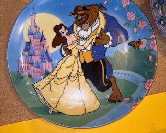 vintage Beauty and the Beast Plate First in Series